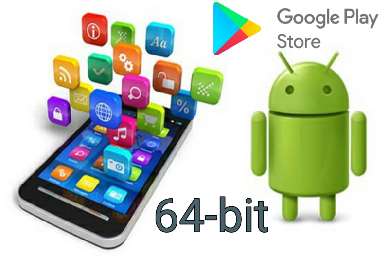 Google Play Store to eliminate 32-bit applications on 64-bit