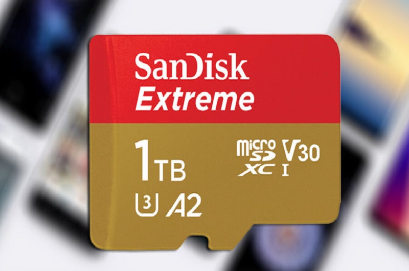 Now Sandisk 1TB microSD Card