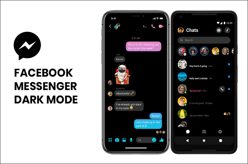 Facebook Messenger Dark Mode