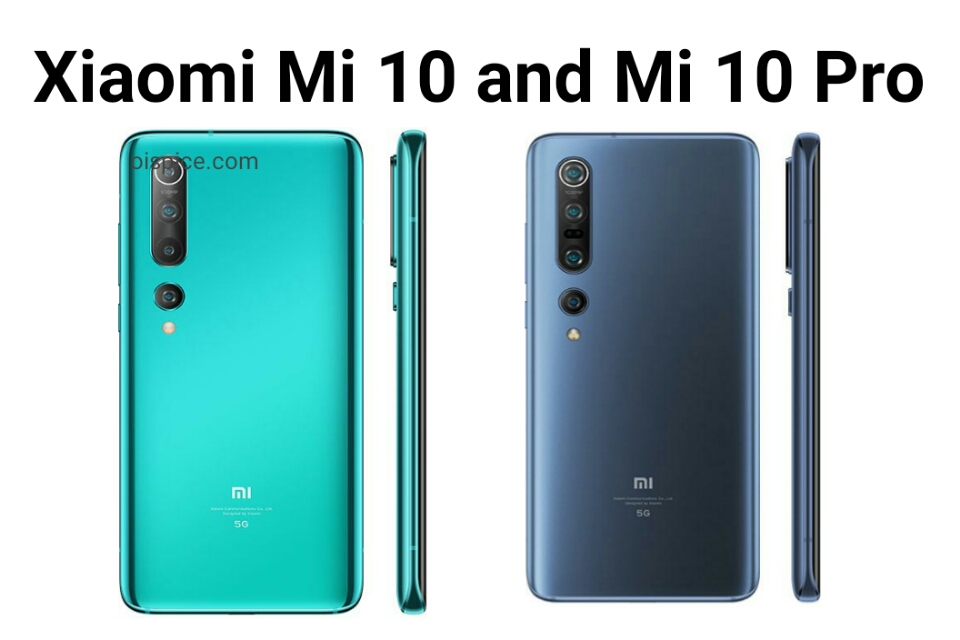 Xiaomi Mi 10 vs 10 Pro Smartphones