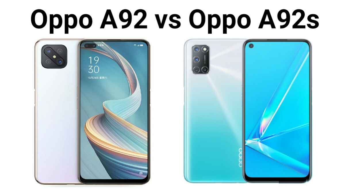Oppo A92 vs Oppo A92s