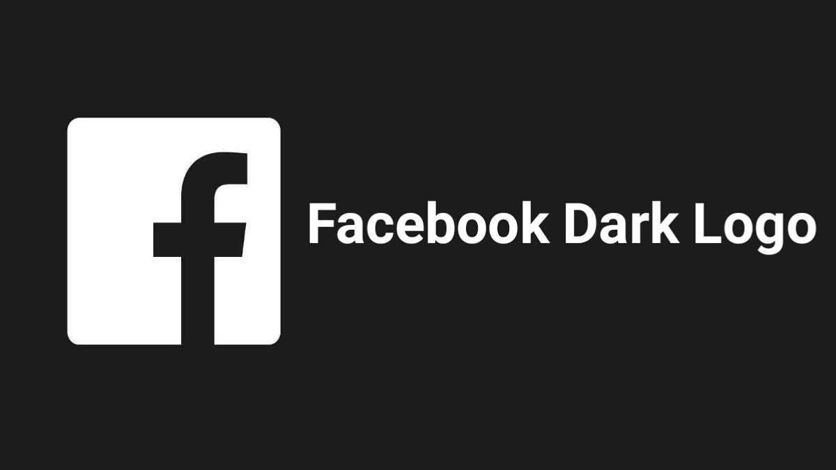 facebook dark logo
