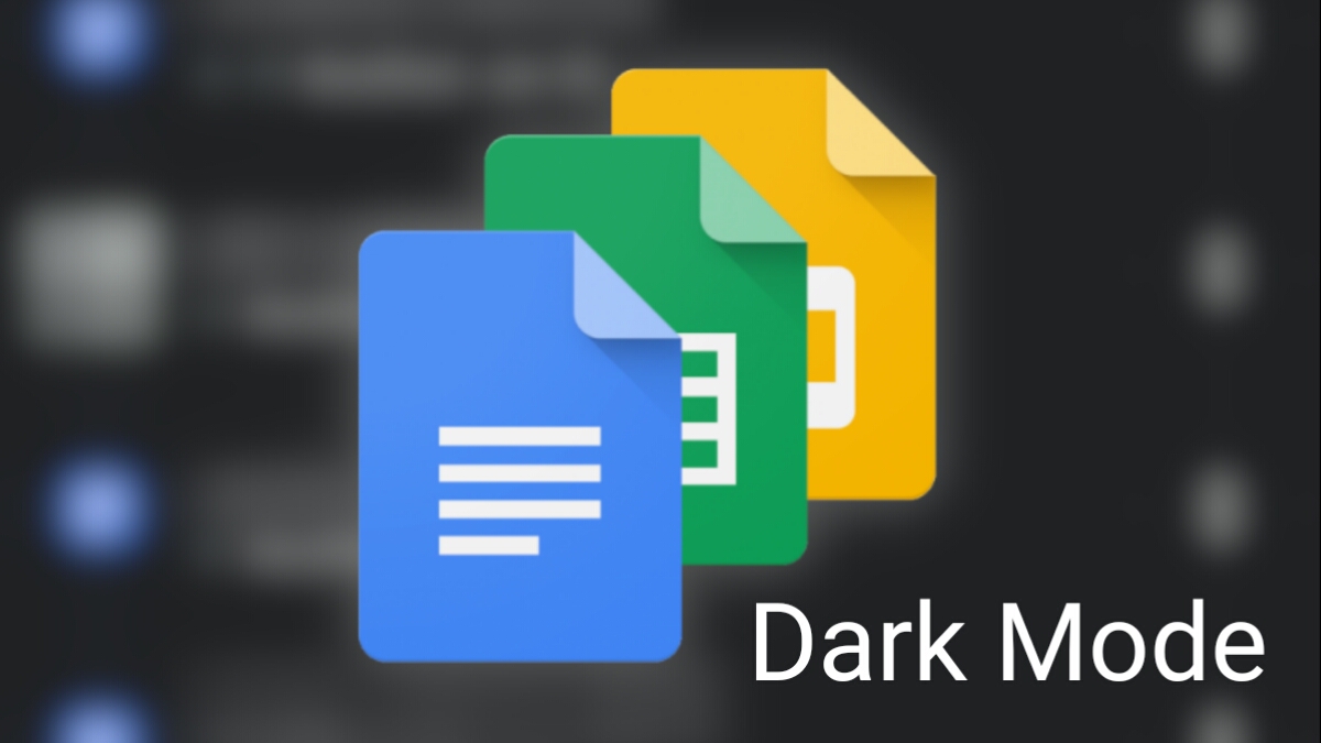 dark mode for Docs Sheets and Slides