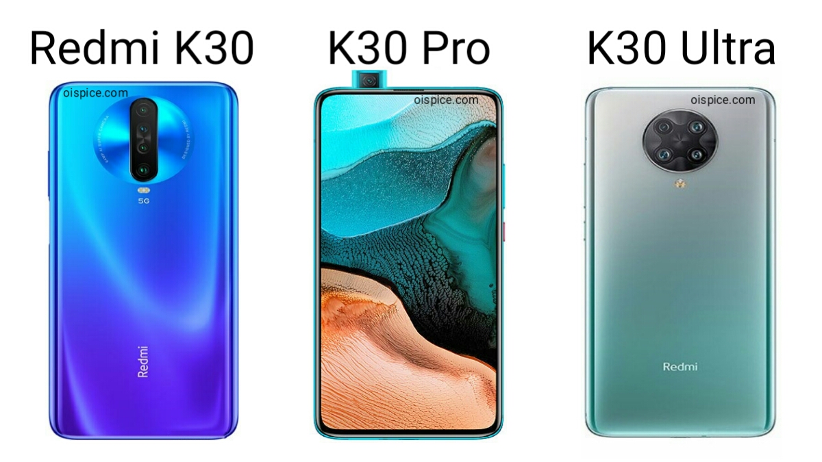 Xiaomi Redmi K30 vs Redmi K30 Pro vs Redmi K30 Ultra