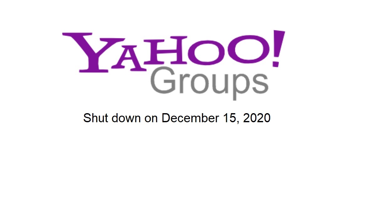 shut down yahoo groups