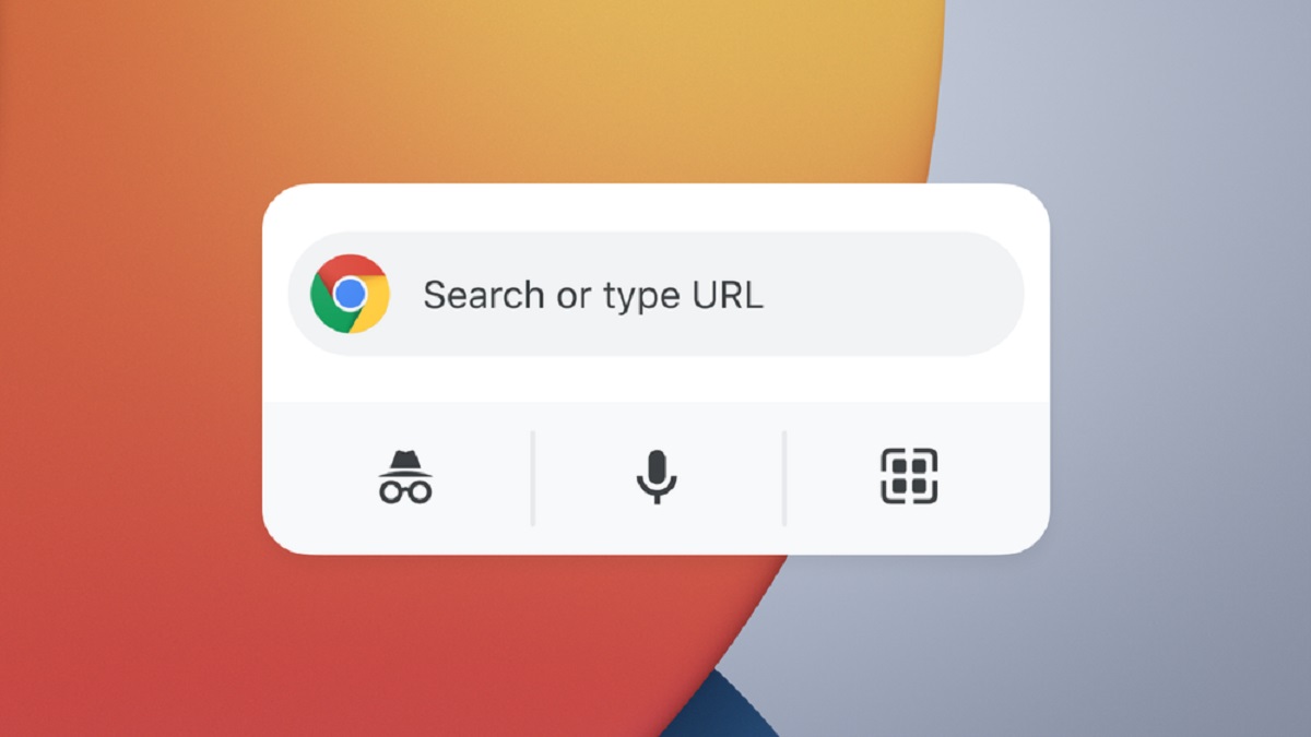Google chrome widgets