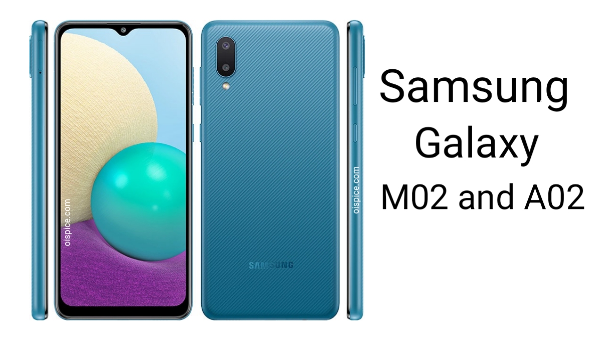 Samsung Galaxy M02 and A02