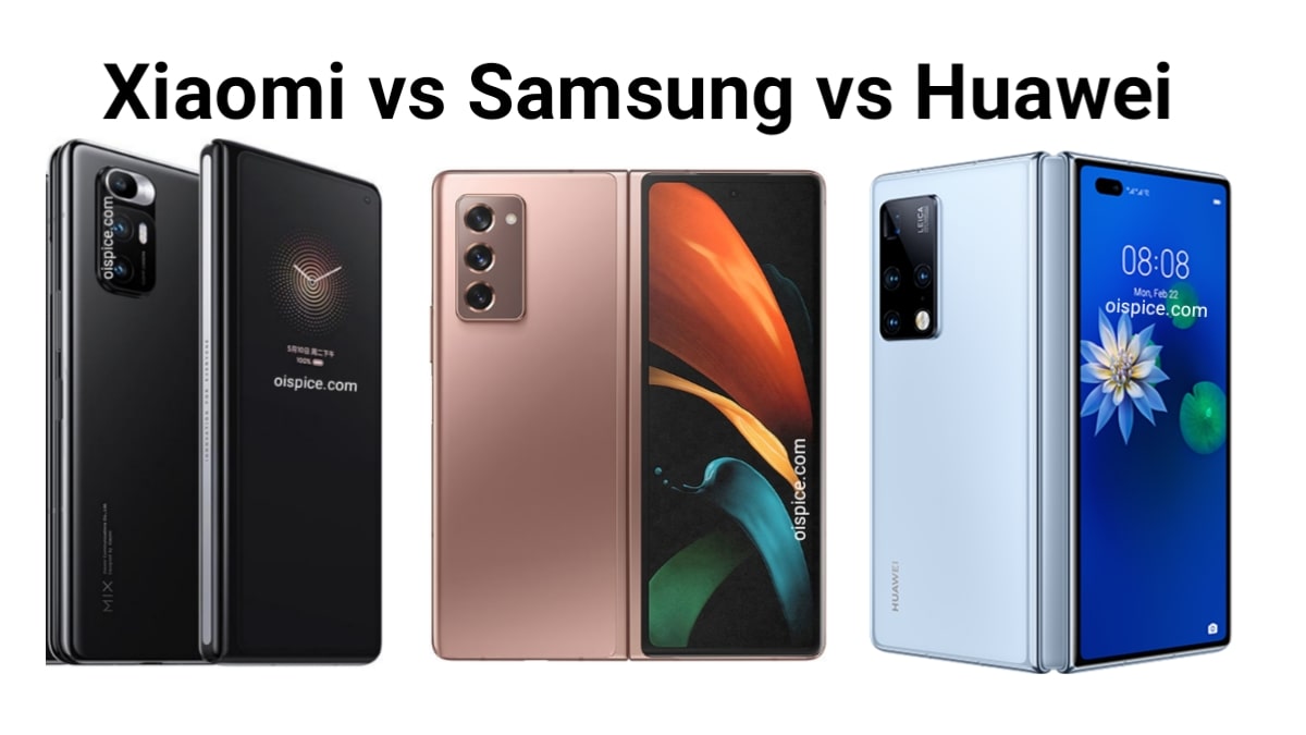 Xiaomi Mi Mix Fold vs Samsung Galaxy Z Fold 2 vs Huawei Mate X2